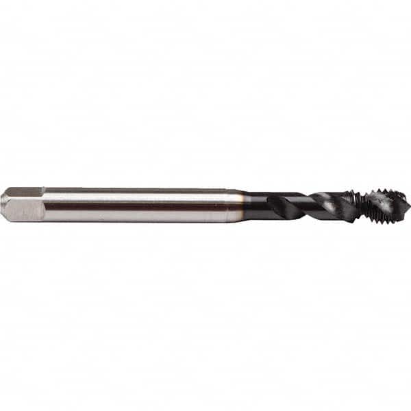 Spiral Flute Tap: #8-32 UNC, 2 Flutes, Modified Bottoming, 2B Class of Fit, Cobalt, GLT-8 Coated MPN:BU50S800.5006