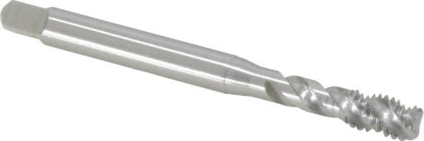 Spiral Flute Tap: 5/16-18 UNC, 3 Flutes, Bottoming, 2B Class of Fit, Cobalt, Bright/Uncoated MPN:BU513500.5010