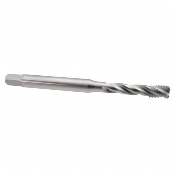 Spiral Flute Tap: 3/8-16 UNC, 3 Flutes, Bottoming, 2B Class of Fit, Cobalt, Bright/Uncoated MPN:BU513500.5011