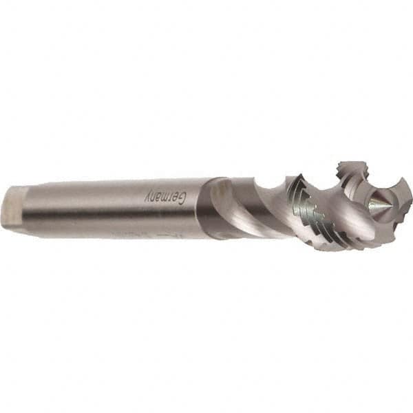 Spiral Flute Tap: M24x3.00 Metric, 4 Flutes, Modified Bottoming, 6H Class of Fit, Cobalt, Bright/Uncoated MPN:C0503000.0124