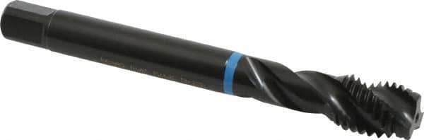 Spiral Flute Tap: M14x2.00 Metric Coarse, 3 Flutes, Modified Bottoming, 6H Class of Fit, Cobalt, Oxide Coated MPN:C0503200.0114