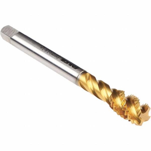 Spiral Flute Tap: M20x2.50 Metric Coarse, 3 Flutes, Bottoming, 6H Class of Fit, Cobalt, TIN Coated MPN:C0513700.0120