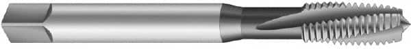 Spiral Flute Tap: 5/8-18, UNF, 3 Flute, Plug, 3BX Class of Fit, Cobalt, Nitride Finish MPN:CU306011.5049