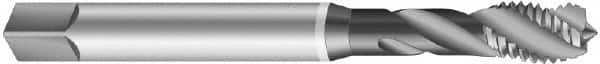 Spiral Flute Tap: 7/16-14 UNC, 3 Flutes, Modified Bottoming, 3B Class of Fit, Cobalt, Bright/Uncoated MPN:CU501010.5012