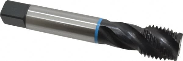 Spiral Flute Tap: 1-1/4-7 UNC, 4 Flutes, Modified Bottoming, 2B Class of Fit, Cobalt, Oxide Coated MPN:CU503200.5020