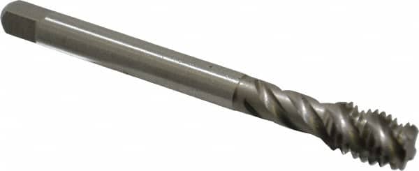 Spiral Flute Tap: 1/2-13 UNC, 4 Flutes, Bottoming, 2B Class of Fit, Cobalt, Bright/Uncoated MPN:CU513500.5013