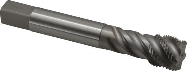 Spiral Flute Tap: 3/4-16 UNF, 5 Flutes, Bottoming, 2B Class of Fit, Cobalt, Bright/Uncoated MPN:CU513500.5050