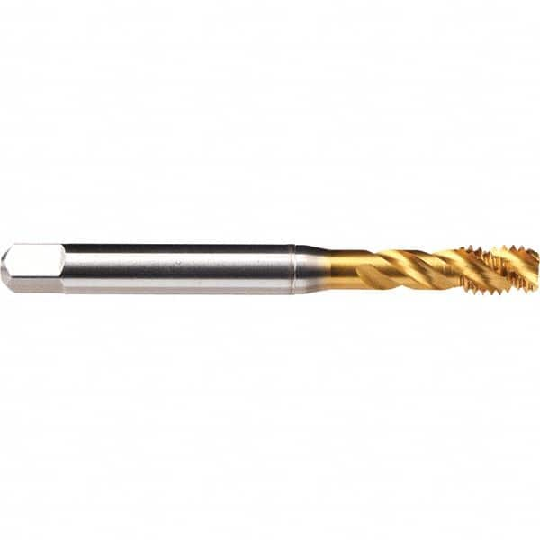 Spiral Point STI Tap: #6-32 UNC, 3 Flutes, Bottoming, Cobalt, TiN Finish MPN:BU513710.5613