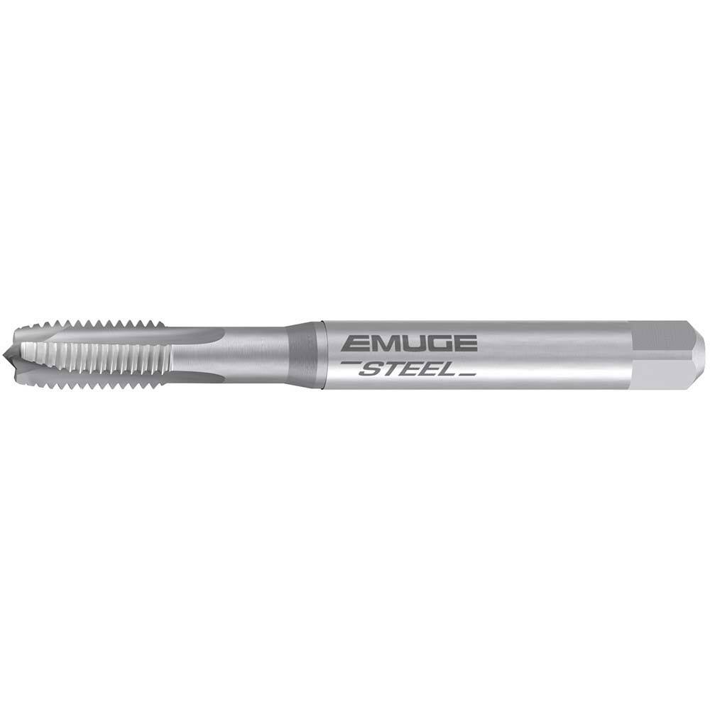 Spiral Point Tap: M2.5x0.45 Metric, 2 Flutes, Plug Chamfer, 6H Class of Fit, High-Speed Steel-E, Bright/Uncoated MPN:B0208950.0025