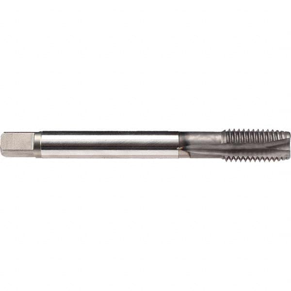 Spiral Point Tap: M3x0.5 Metric, 3 Flutes, Plug Chamfer, 6H Class of Fit, High-Speed Steel-E, GLT-1 Coated MPN:B020C300.0030