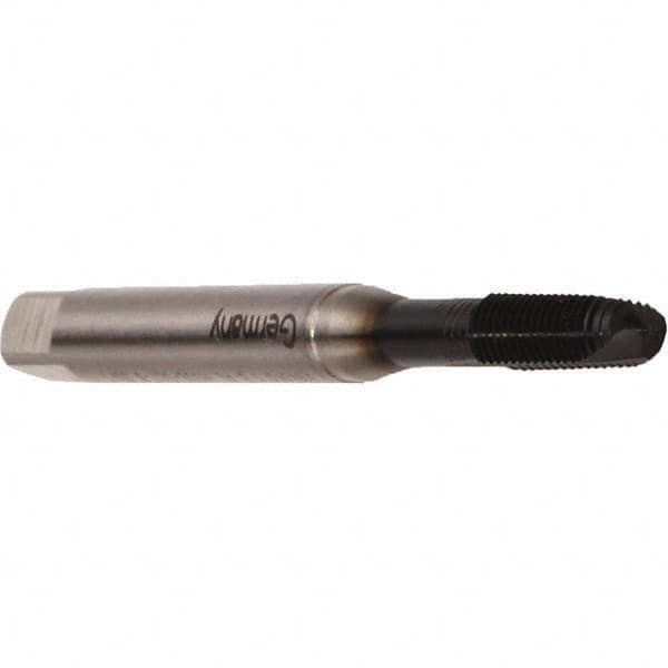 Spiral Point Tap: M2.5 x 0.45, Metric Coarse, 2 Flutes, Modified Bottoming, 6H, Cobalt, GLT-8 Finish MPN:B020S800.0025
