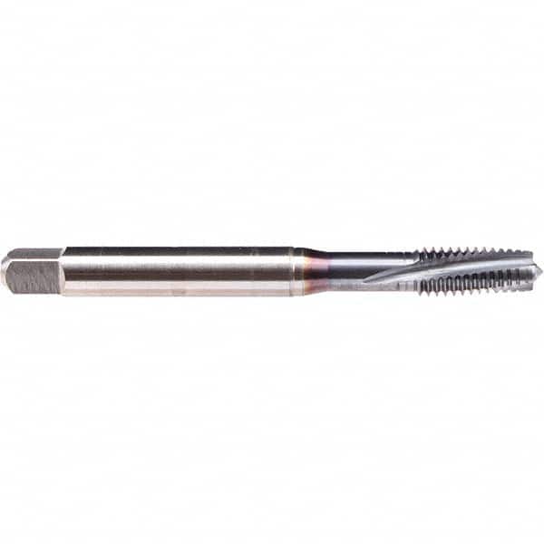 Spiral Point Tap: M2.5x0.45 Metric, 2 Flutes, Plug, 6H Class of Fit, Cobalt, TiCN Coated MPN:B0309601.0025