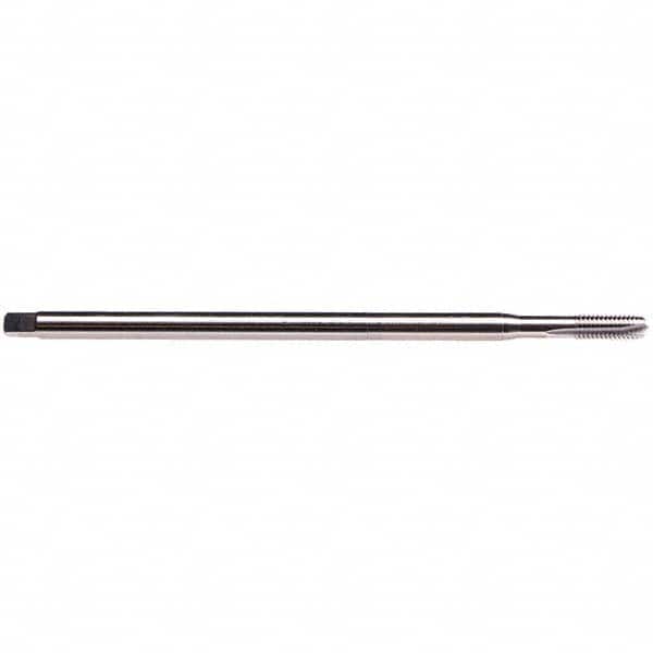 Spiral Point Tap: M3x0.5 Metric, 3 Flutes, Plug Chamfer, 6H Class of Fit, High-Speed Steel-E, Bright/Uncoated MPN:B2208900.0030