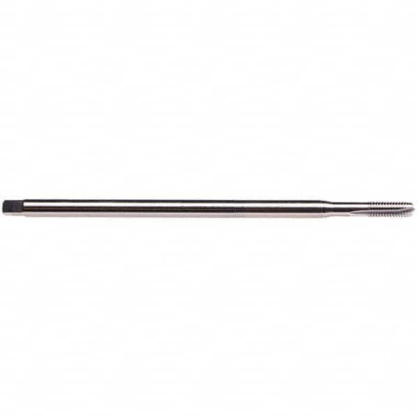 Spiral Point Tap: M6x1 Metric, 3 Flutes, Plug Chamfer, 6H Class of Fit, High-Speed Steel-E, Bright/Uncoated MPN:B2208900.0060