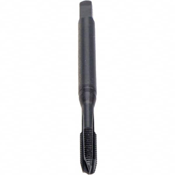 Spiral Point Tap: M2.5 x 0.45, Metric Coarse, 2 Flutes, Plug, 6H, Cobalt, Nitride/Oxide Finish MPN:B5207300.0025