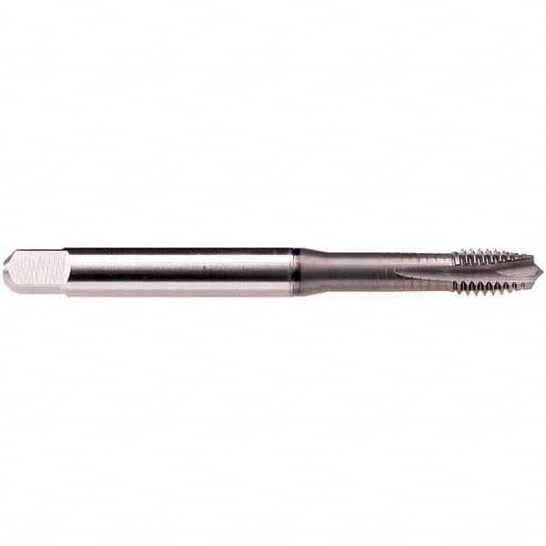 Spiral Point Tap: 3/8-16 UNC, 4 Flutes, Plug Chamfer, 2BX Class of Fit, High-Speed Steel-E-PM, GLT-1 Coated MPN:BU20A601.5011