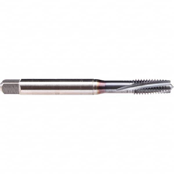 Spiral Point Tap: #0-80 UNF, 2 Flutes, Plug, 3B Class of Fit, Cobalt, TiCN Coated MPN:BU309611.5033