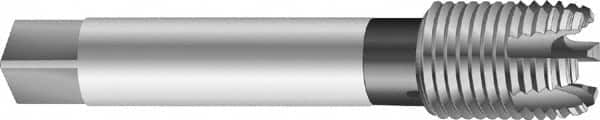 Spiral Point Tap: 1-1/8-8 UN-8, 5 Flutes, Modified Bottoming Chamfer, 3BX Class of Fit, High-Speed Steel-E, Ne2 Coated MPN:CU803011.5247