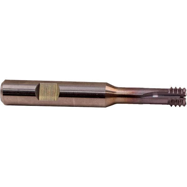 Straight Flute Thread Mill: Internal, 4 Flutes, Solid Carbide MPN:GF733208.0100