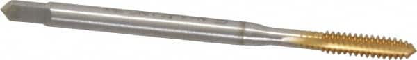 Thread Forming Tap: #6-32 UNC, 2BX Class of Fit, Modified Bottoming, High Speed Steel, TiN Coated MPN:BU921400.5005