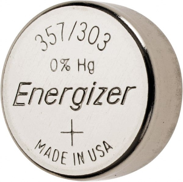 Size 303/357, Silver Oxide, Button & Coin Cell Battery MPN:357-303TZ