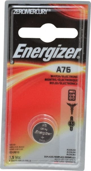 Size A76, Alkaline, Button & Coin Cell Battery MPN:A76BPZ