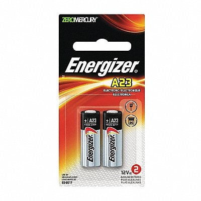 Battery Alkaline Size A23 12VDC PK2 MPN:A23BPZ-2