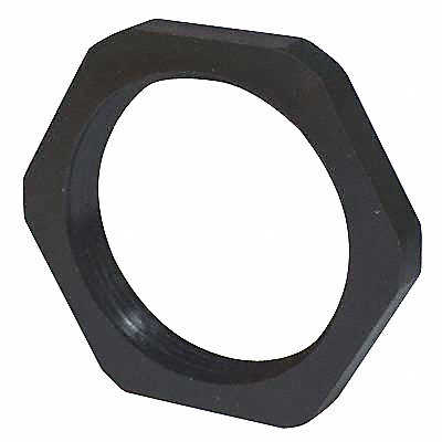 Connector Lock Nut 0.39in Blk Polyamides MPN:I-BMN-07