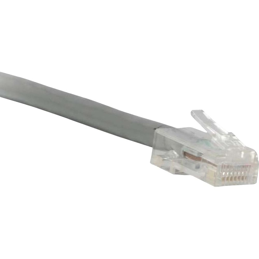 ENET Cat5e Gray 4 Foot Non-Booted (No Boot) (UTP) High-Quality Network Patch Cable RJ45 to RJ45 - 4Ft - Lifetime Warranty (Min Order Qty 19) MPN:C5E-GY-NB-4-ENC