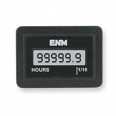 Hour Meter LCD Flush Rectangular MPN:T1140EB