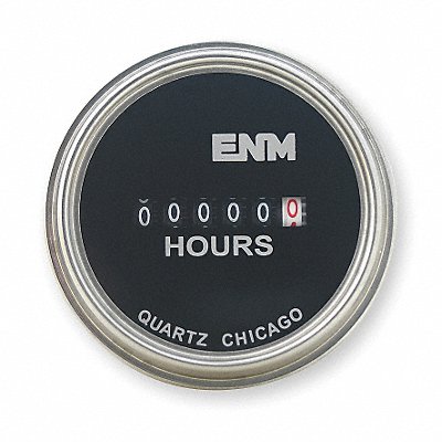 Hour Meter Electrical Flush Round SS MPN:T40A4507