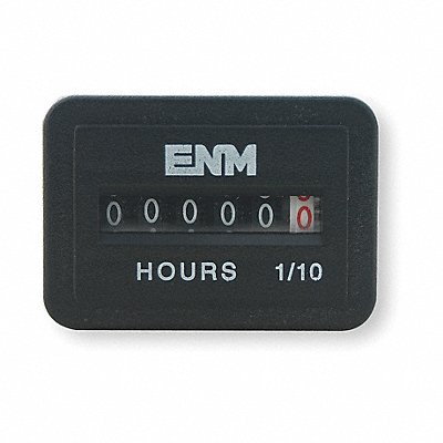 DC Hour Meter 6-Digit Flush Rectangular MPN:T41D45