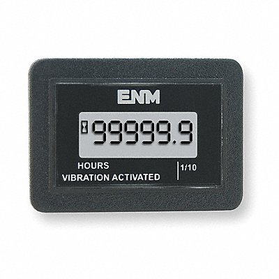 Hour Meter LCD Flush Rectangular Round MPN:T54D1