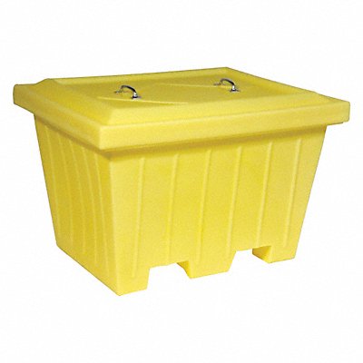 Storage Tote Yellow Solid Polyethylene MPN:1505-YE