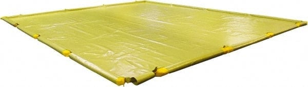 Low Wall Collapsible Berm: 1,110 gal Capacity, 12' Long, 33' Wide, 4-1/2