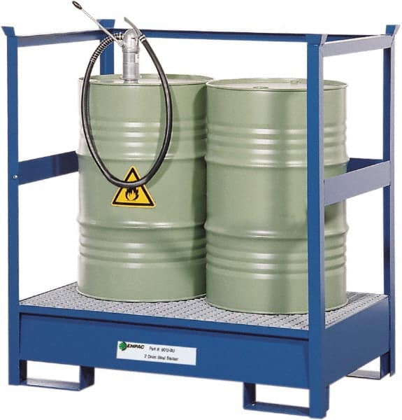 Drum Dispensing & Collection Workstations, Dispensing Workstation Type: Drum Stacker , Spill Capacity: 66.0 , Maximum Load Capacity: 1200.0  MPN:9012-BU