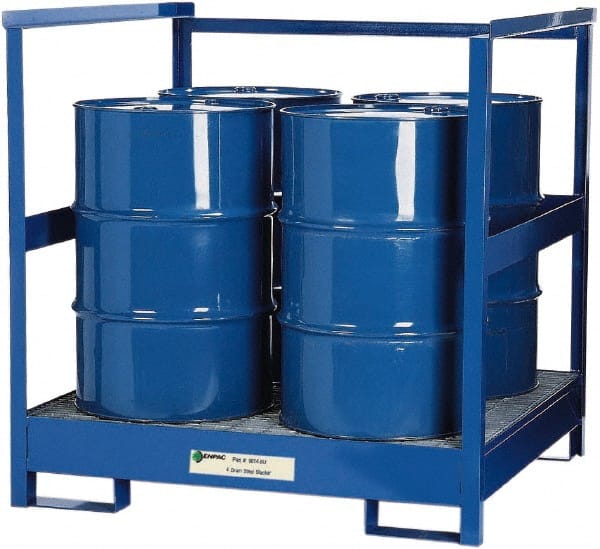 Drum Dispensing & Collection Workstations, Dispensing Workstation Type: Drum Stacker , Spill Capacity: 66.0 , Maximum Load Capacity: 2400.0  MPN:9014-BU