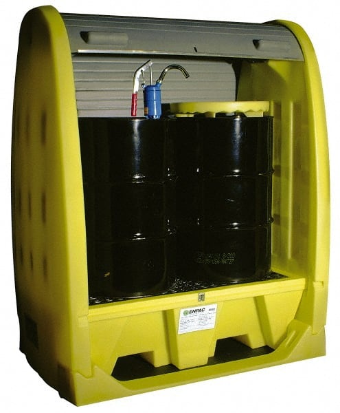 2 Drum, 58 Gal Sump Capacity, Pallet with Rolltop Hardcover MPN:4062-YE