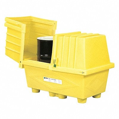 Spill Containment with Drain 1200 lb. MPN:2038-YE-D