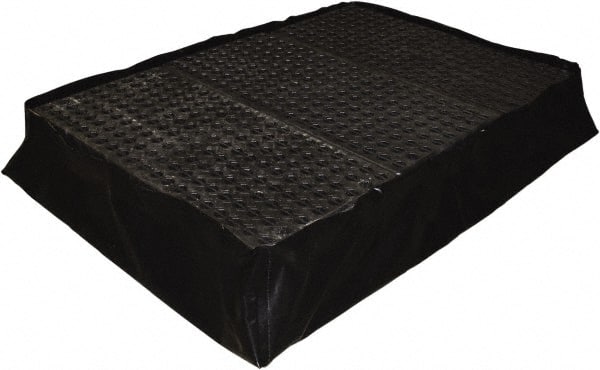 Spill Pallet: 6 Drum, 100 gal, 3,000 lb, Polyethylene MPN:BD-4406