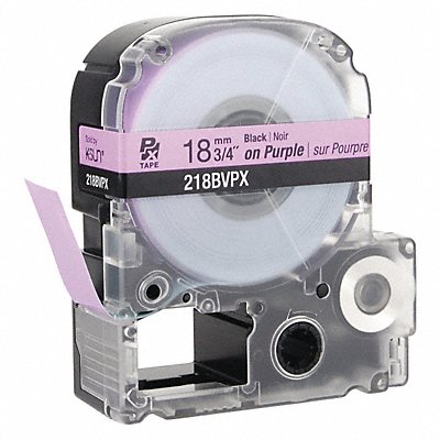 Cartridge Label 3/4 in W Violet MPN:218BVPX