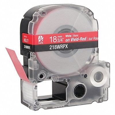 Cartridge Label 3/4 in W Red MPN:218WRPX