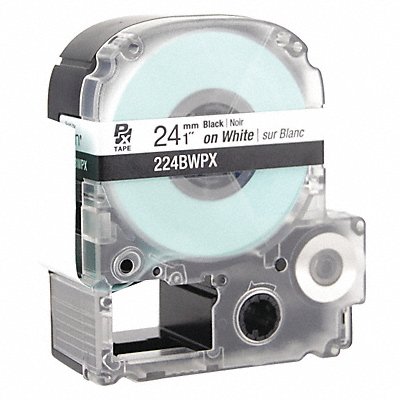 Cartridge Label 1 in W White MPN:224BWPX