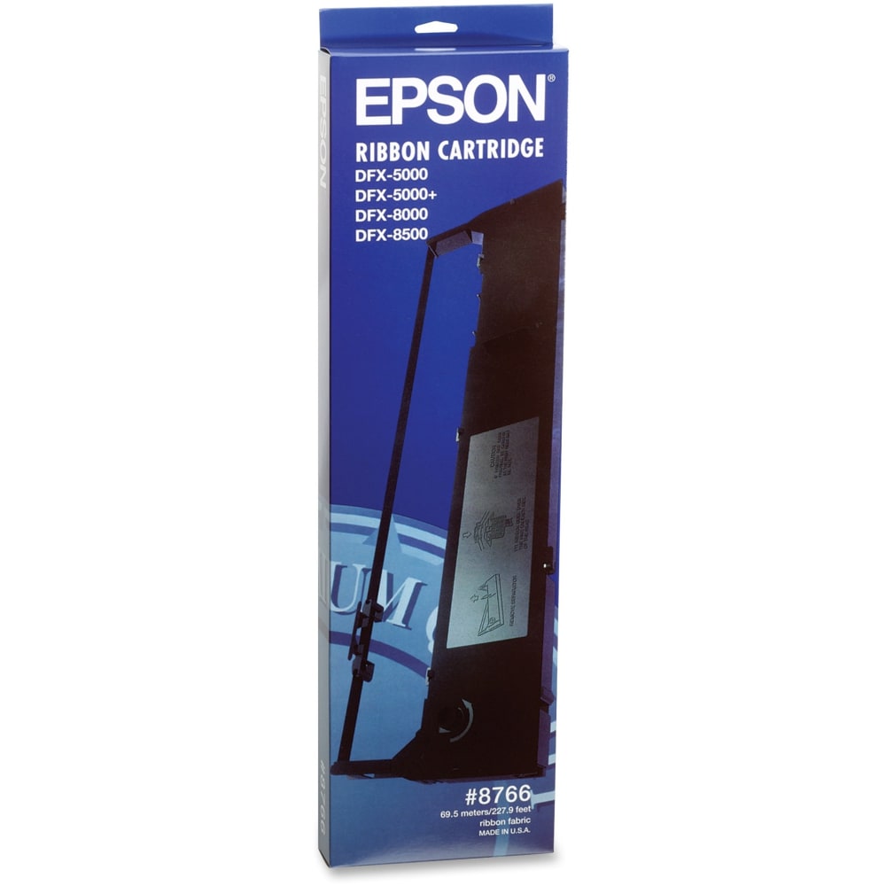 Epson 8766 Black Nylon Printer Ribbon (Min Order Qty 2) MPN:8766