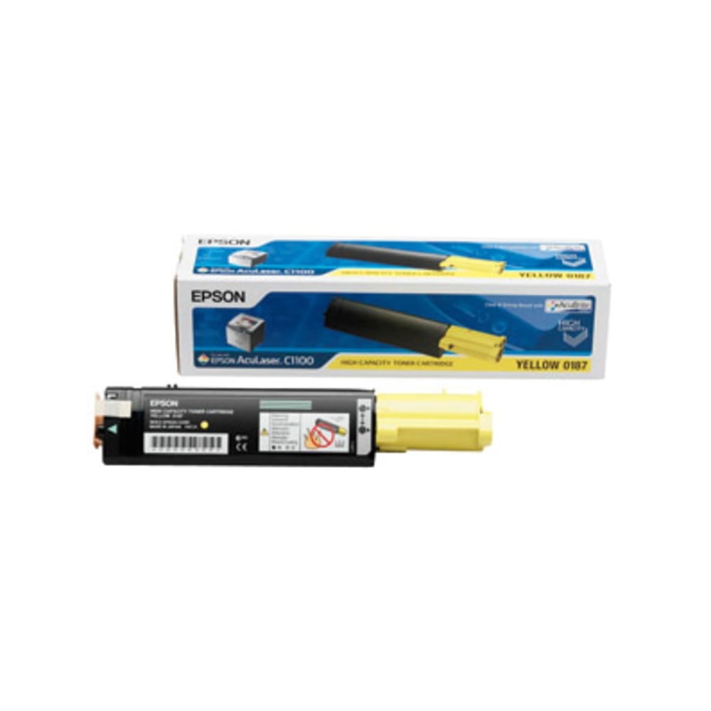 Epson S050187 Yellow Toner Cartridge, S050191 MPN:S050187