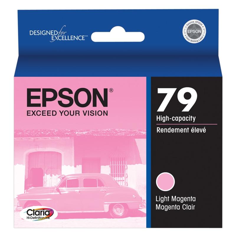 Epson 79 Claria Light Magenta High-Yield Ink Cartridge, T079620 (Min Order Qty 3) MPN:T079620