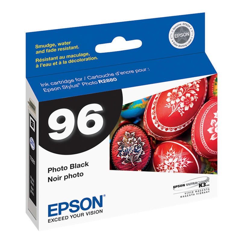 Epson 96 UltraChrome K3 Black Ink Cartridge, T096120 (Min Order Qty 4) MPN:T096120