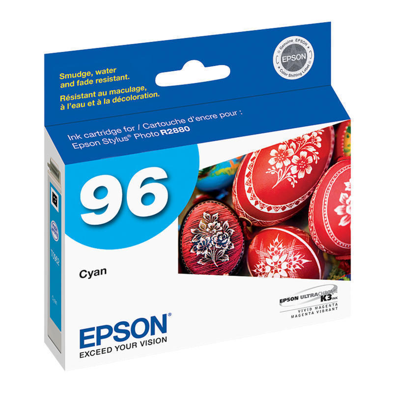 Epson 96 UltraChrome K3 Cyan Ink Cartridge, T096220 (Min Order Qty 4) MPN:T096220