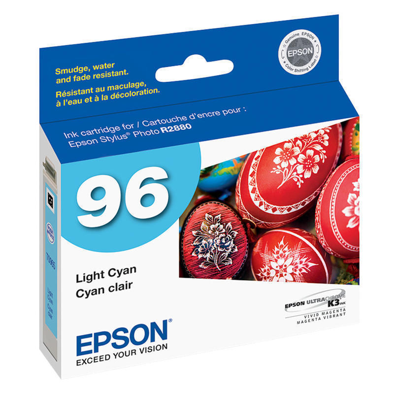 Epson 96 UltraChrome K3 Light Cyan Ink Cartridge, T096520 (Min Order Qty 4) MPN:T096520