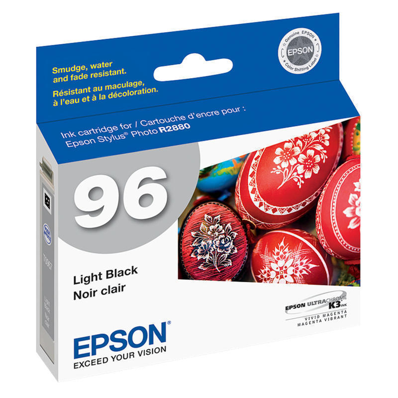 Epson 96 UltraChrome K3 Light Black Ink Cartridge, T096720 (Min Order Qty 4) MPN:T096720